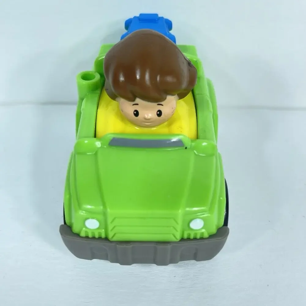Fisher Price Little People Wheelies Mia Purple Car Green SUV Red Race Car‎ Lot 3